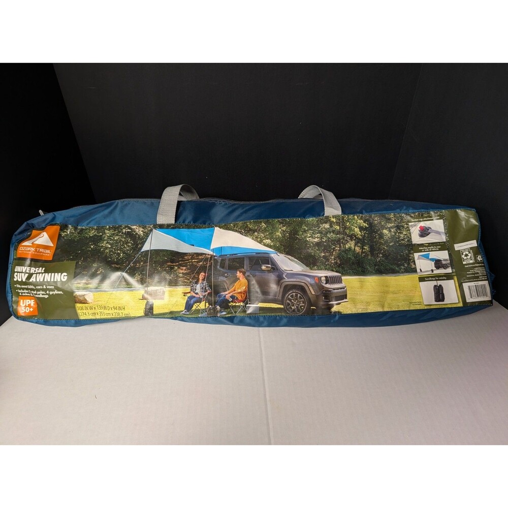 Ozark Trail Universal SUV Awning Shade Camping Tailgating Used 1 Time
